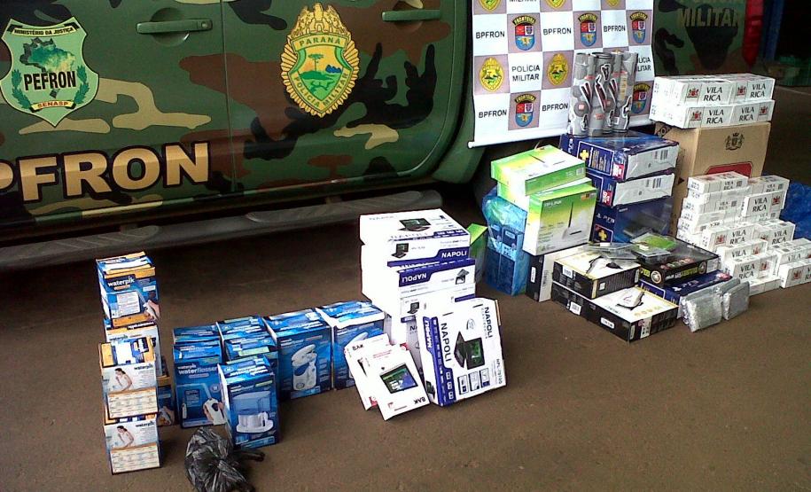 Em seis meses de atuação, BPFron apreende mais de R$ 1 milhão em contrabando e prende 87 pessoas